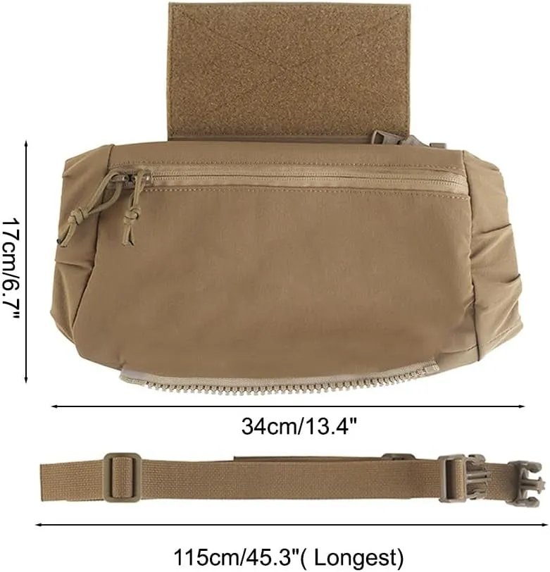 Tactical Hand Warmer, Foldable Hand Warmer Pouch Molle Warmer Bag with Hook&Loop for Outdoor Winter Hunting Camping Hiking Fishing