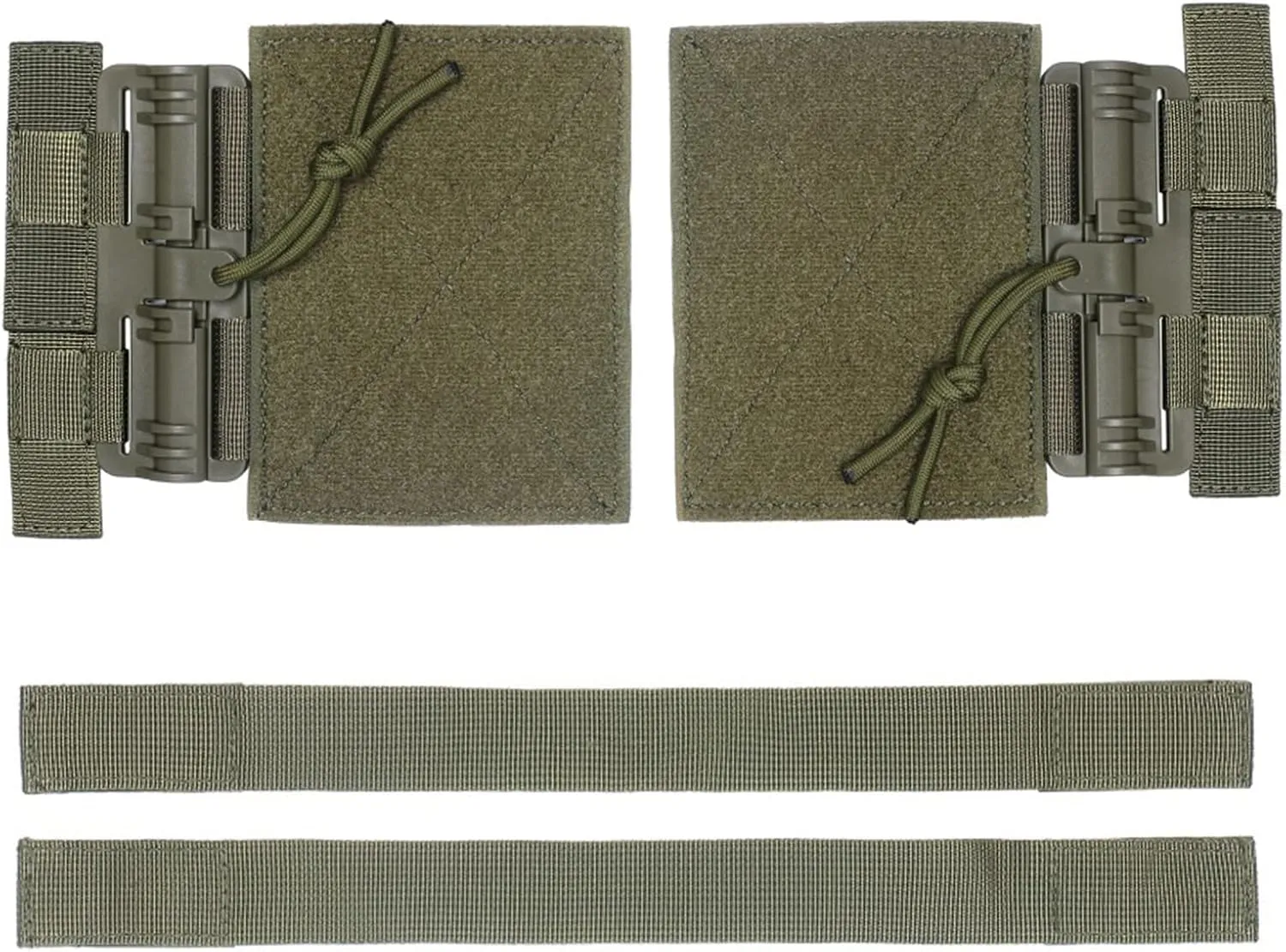 Tactical MOLLE Vest Quick Release Buckle Set Fast Fit Molle Side Belt Cummerbund Straps for JPC CPC NCP XPC 420 Vest
