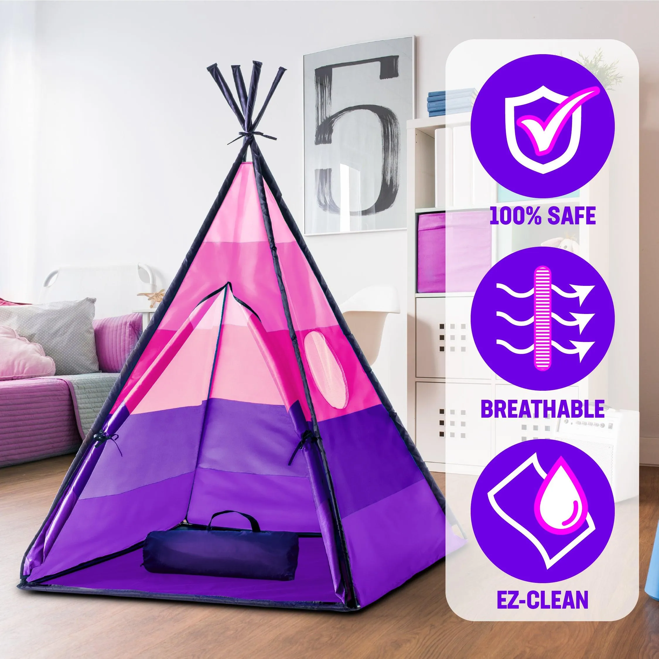 Teepee Tent (Pink)