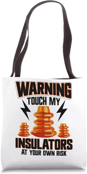 Telegraph Insulator Collection Glass Insulator Collecting Tote Bag