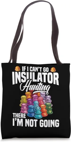 Telegraph Insulator Electrical Glass Insulator Collecting Tote Bag