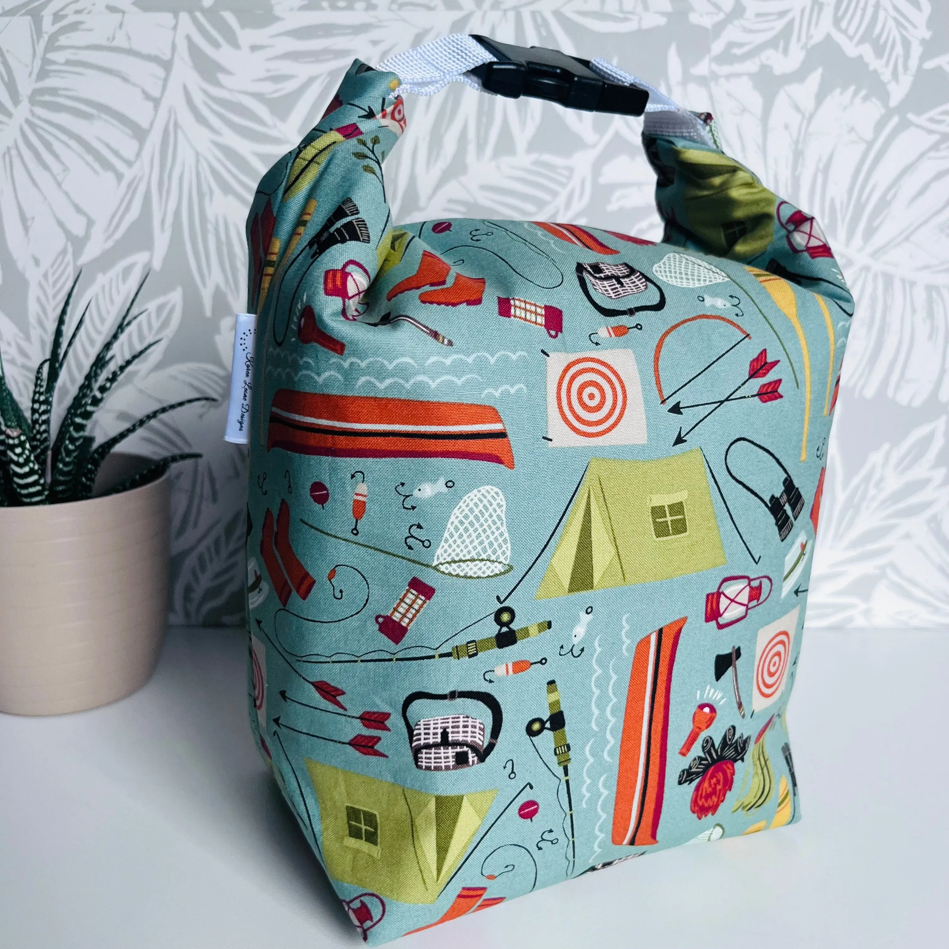 Tent & Canoe Lunch Bag