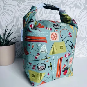 Tent & Canoe Lunch Bag