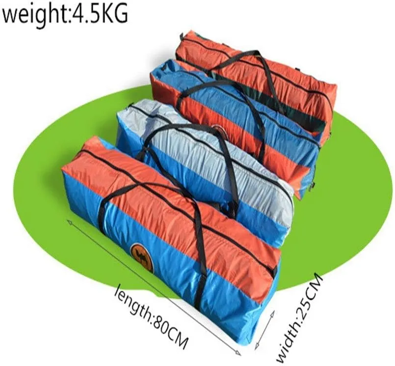 Tent for Camping Waterproof Double Layer Camping Tent Mesh Windows Instant Tent Easy Set Up Hiking 3-4 Person Large Space for Picnic Outdoors
