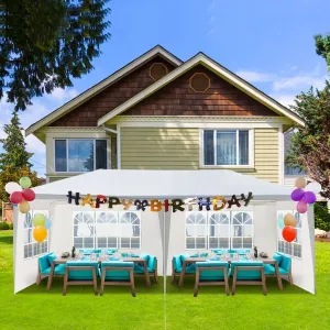 Tent Weddings Premium & Removable Global shipping Waterproof 10x20 Outdoor with for Discounted shipping Events 4 Party Sidewalls