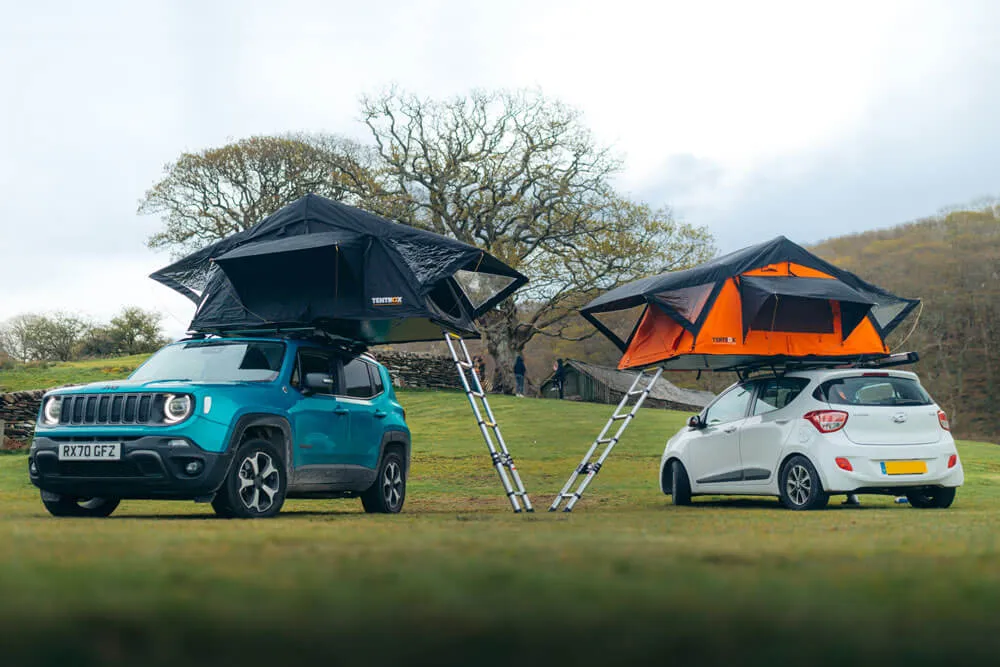 TentBox Lite 1.0 Lightweight Rooftop Tent, 4-Season Easy Setup