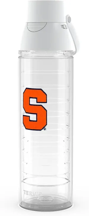 Tervis Venture Lite Syracuse Orange - Primary Logo Made in USA Double Walled Insulated Tumbler Travel Cup Keeps Drinks Cold & Hot, 24oz Water Bottle, Classic