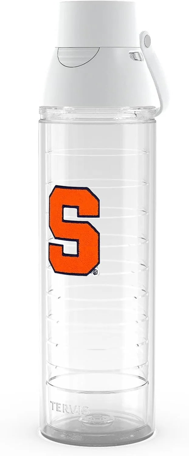 Tervis Venture Lite Syracuse Orange - Primary Logo Made in USA Double Walled Insulated Tumbler Travel Cup Keeps Drinks Cold & Hot, 24oz Water Bottle, Classic