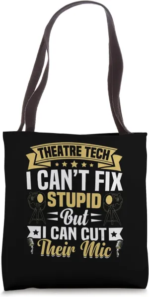 Theatre Geek Drama Lover Stagehand Theatrical Technician Tote Bag