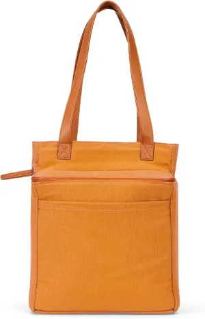Thirty-One Gifts Thermal Market Bag, Reusable Open Cooler Bag, Drink and Food Tote Bag, Cinnamon