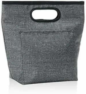 Thirty one Go To Thermal Picnic Lunch Storage tote Bag in Charcoal Crosshatch 31 gift