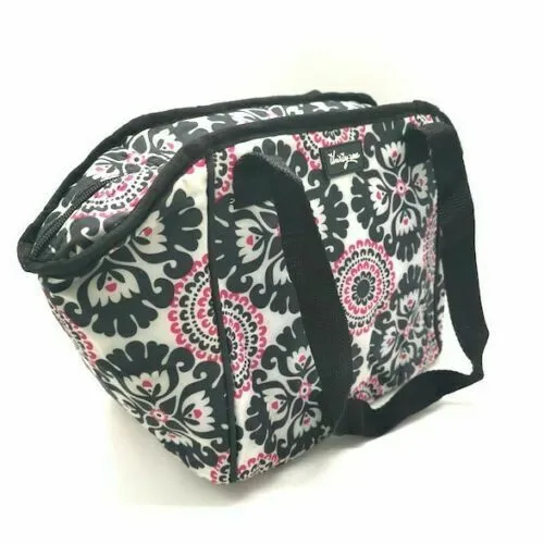 Thirty one picnic Lunch break thermal tote storage bag 31 gift in Pink Pop Medallion