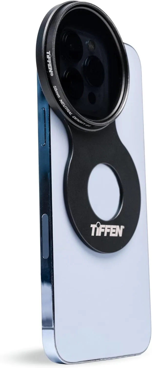 TIFFEN 58MM Filter Mount with Circular Polarizer KIT for iPhone 13/14/15/16 PRO, MAGSAFE Compatible, Slim and Lightweight Design, Magnetic Filter Mount