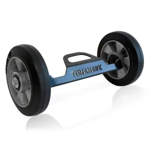 TOMAHAWK 4 HP Honda Vibratory Rammer Jumping Jack Tamper with Honda GX120R Engine Compaction Force 3,550 lbs. per square ft (Wheel Kit Attachment)