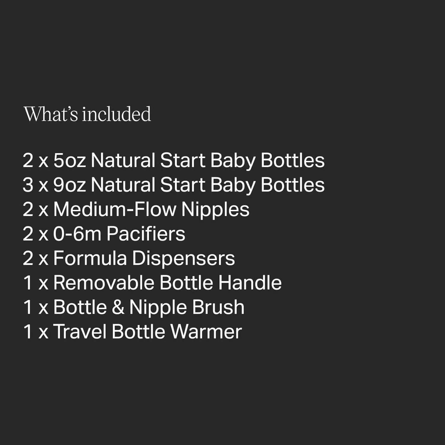 Tommee Tippee Natural Start Ready for Baby BPA Free Bottle 14 Piece Set, 2 x 5oz and 3 x 9oz Anti-Colic Bottles, Slow and Medium Flow Nipples, 0-6 Month Pacifiers, Clear