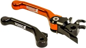TORC1 Racing Vengeance V2 Flex Front Brake Lever Black/Orange for KTM 525 SX 4-Stroke 2003-2006