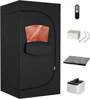 TOREAD 2024 Portable Steam Sauna for Home, Personal Full Body Sauna Tent Indoor Sauna for Home, Foldable Home Spa Sauna for Relaxation, Gym, Yoga(600D Oxford Fabric)