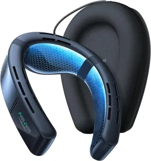 TORRAS 2025 Upgraded COOLiFY Cyber Neck Fan Air Conditioner | Wearable Neck Fan Rechargeable with 6000mAh Battery & 3D Immersive Cooling Tech, Portable Neck Fans that Blow Cold Air for Outdoor/Indoor