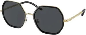 Tory Burch TY6092 Hexagonal Sunglasses for Women   BUNDLE With Designer iWear Eyewear Kit