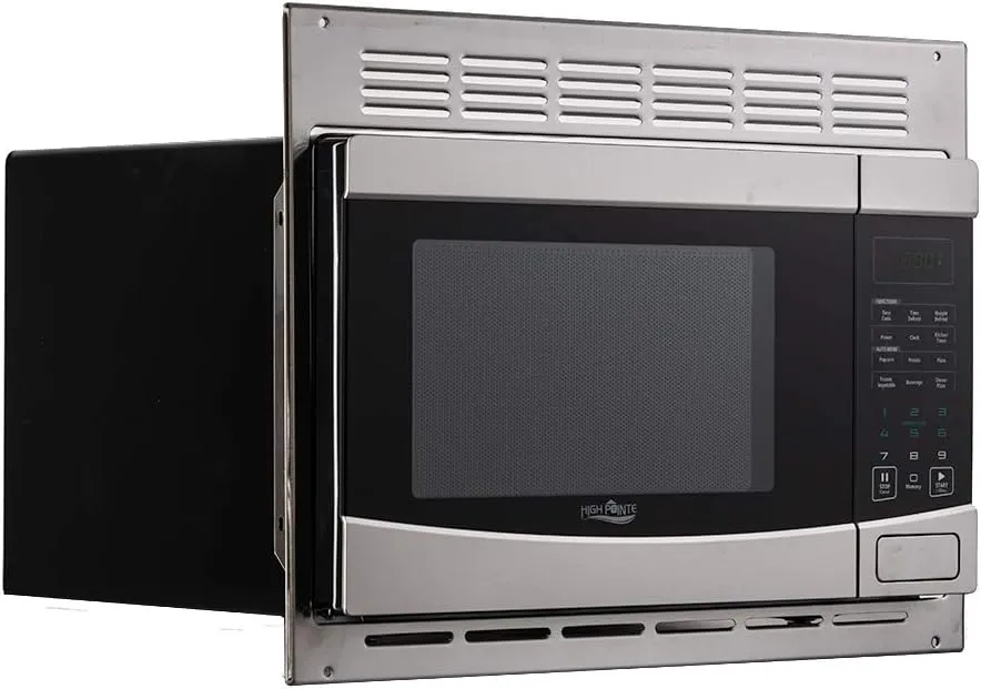 ToughGrade 1.0 Cu. ft Stainless Steel Microwave w/Trim Kit | High Pointe Direct Replacement | EM925AQR