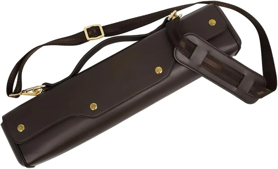 Toyvian Flute Shoulder Bag Flute Carry Case Handle Strap Compact Storage for Outdoor Performance