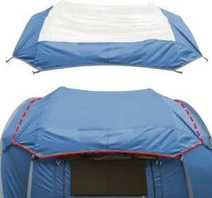 Transparent Tent Tarp Replacement   4 Person Pop Up Camping Tent, 4 Person Pop up Tent,Clear Part of Camping Rain Tarp Over Tent 3.7 * 3.4ft,Wide Field of View in Rainy Days