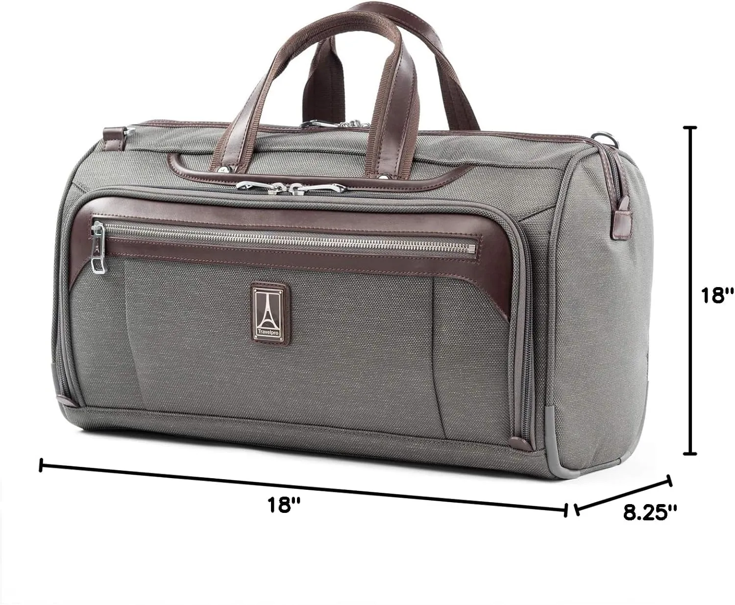 Travelpro Platinum Elite Regional Underseat Duffel Bag, Vintage Grey, One Size