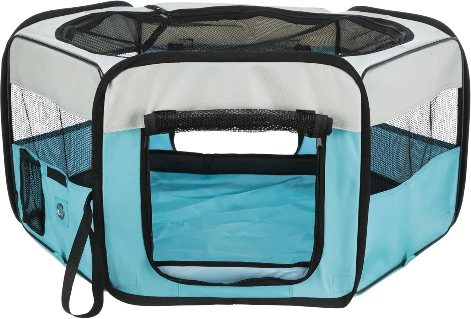 TRIXIE Soft Sided Mobile Playpen for Small Animals, Foldable and Portable, Ideal for Dogs, Rabbits, Cats, Large