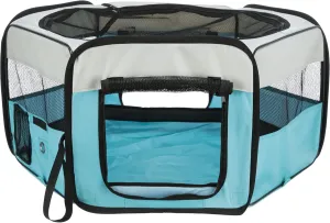 TRIXIE Soft Sided Mobile Playpen for Small Animals, Foldable and Portable, Ideal for Dogs, Rabbits, Cats, Large