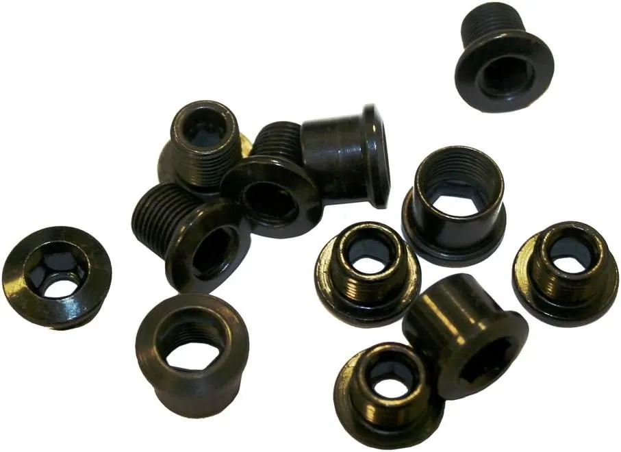 Truvativ 11.6915.016.000 Chain Ring Bolt kit 4-arm, Triple, Steel/Steel Black
