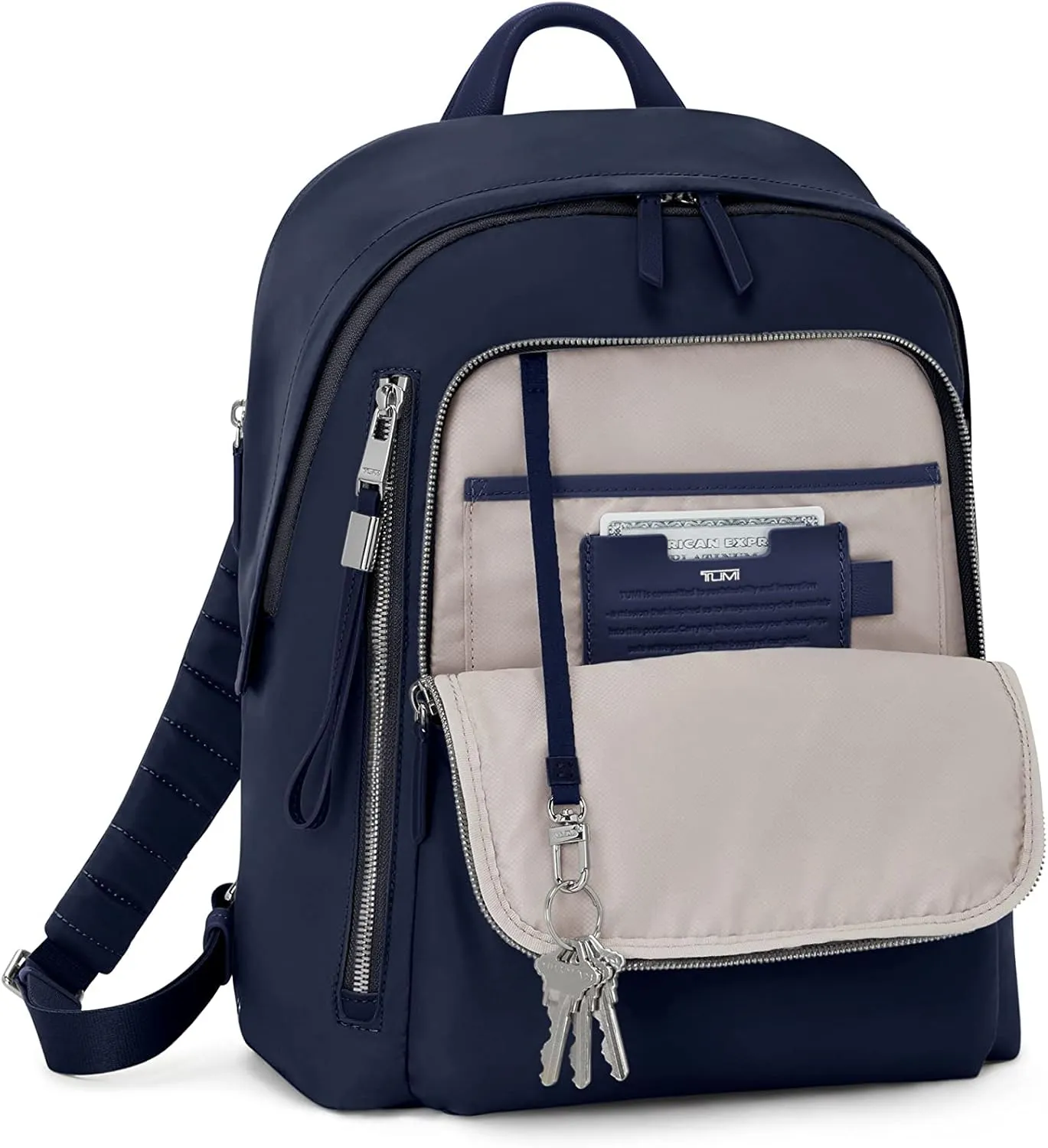 TUMI - Voyageur Halsey Backpack - Travel Backpack - For Business, Fashion, Commute - Holds Up to 14" Screens - Indigo