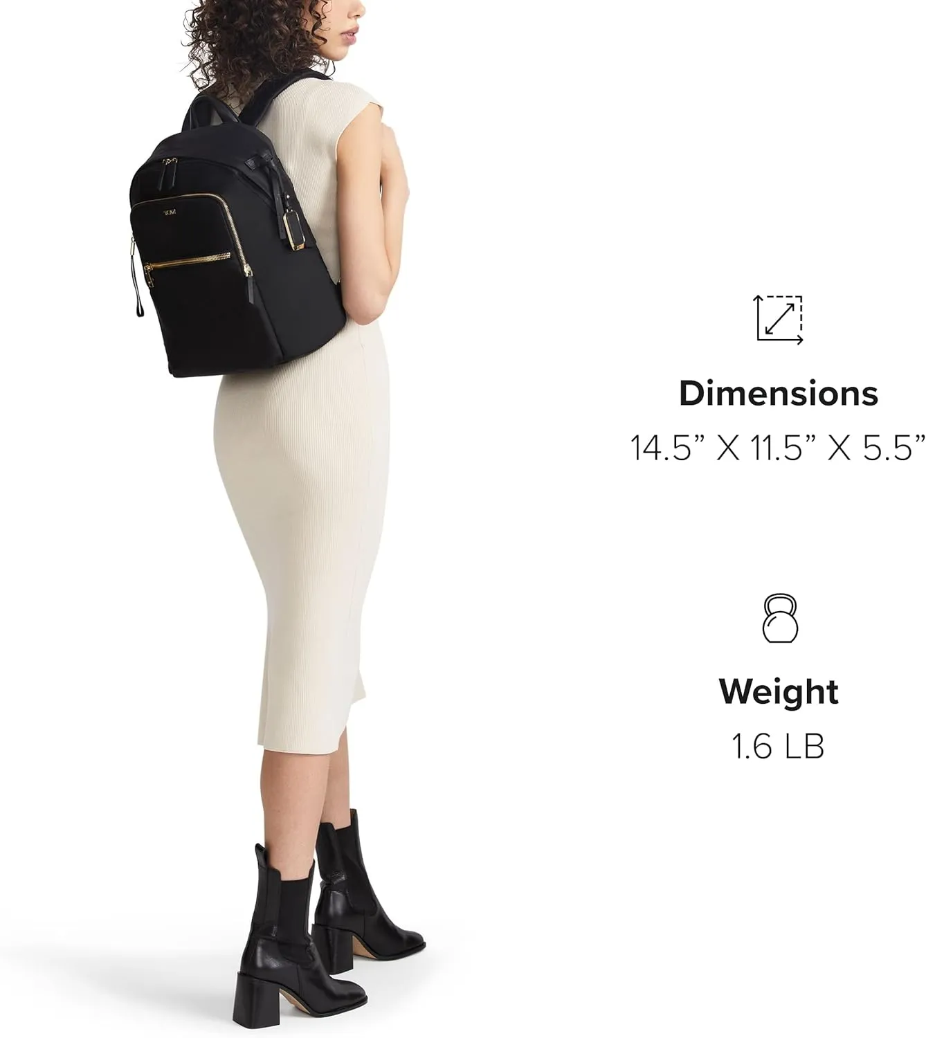 TUMI - Voyageur Halsey Backpack - Travel Backpack - For Business, Fashion, Commute - Holds Up to 14" Screens - Indigo