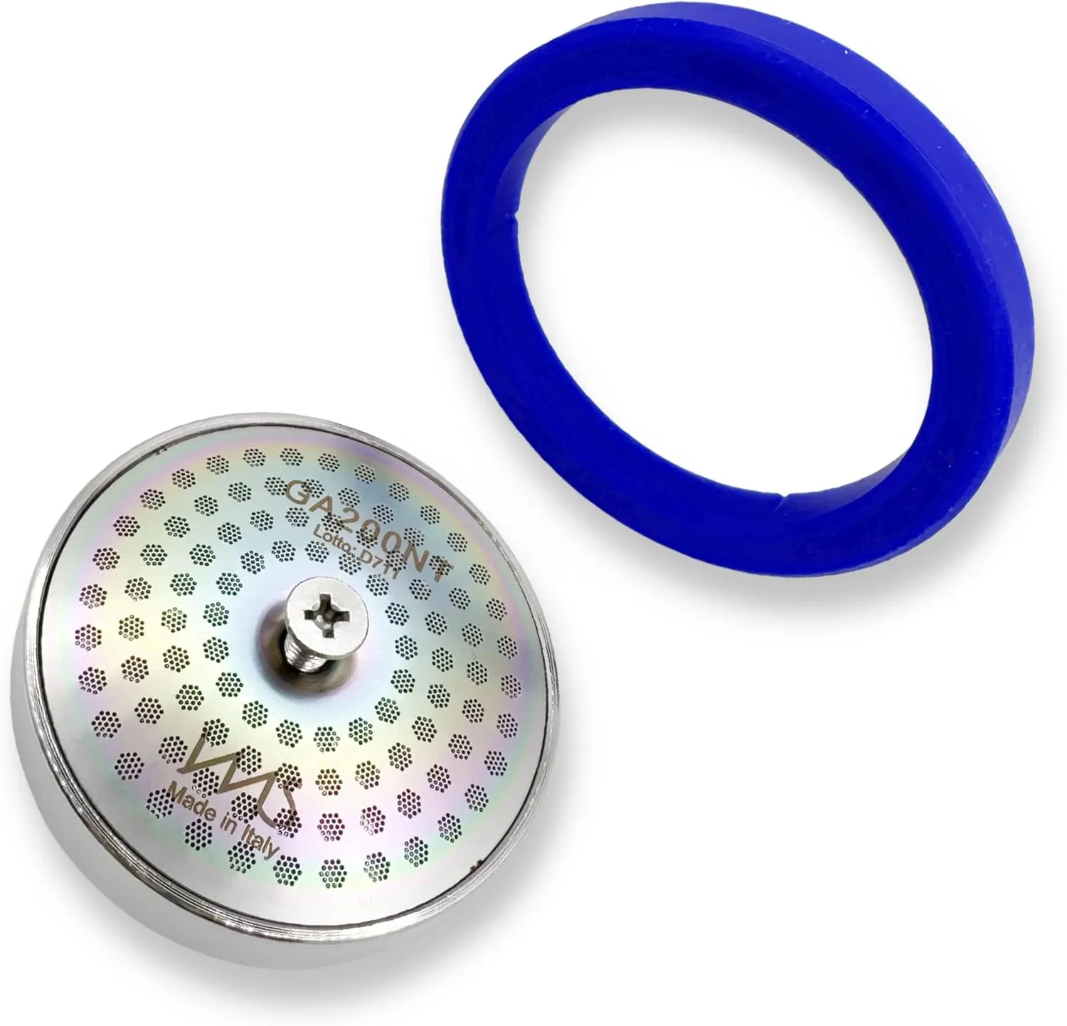 Tune Up Kit Made for Gaggia. Shower holder OEM DY0036 A, IMS Precision Screen GA200NT, Cafelat Gasket, Screws