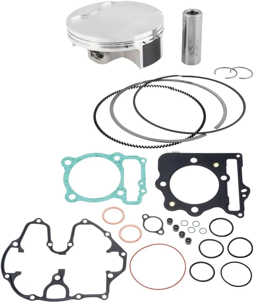 Tusk Complete Top End Rebuild Kit Standard (85 mm) Wiseco Piston Compatible with Honda TRX 400EX 1999-2008/TRX 400X 2009-2014/XR400R 1997-2004