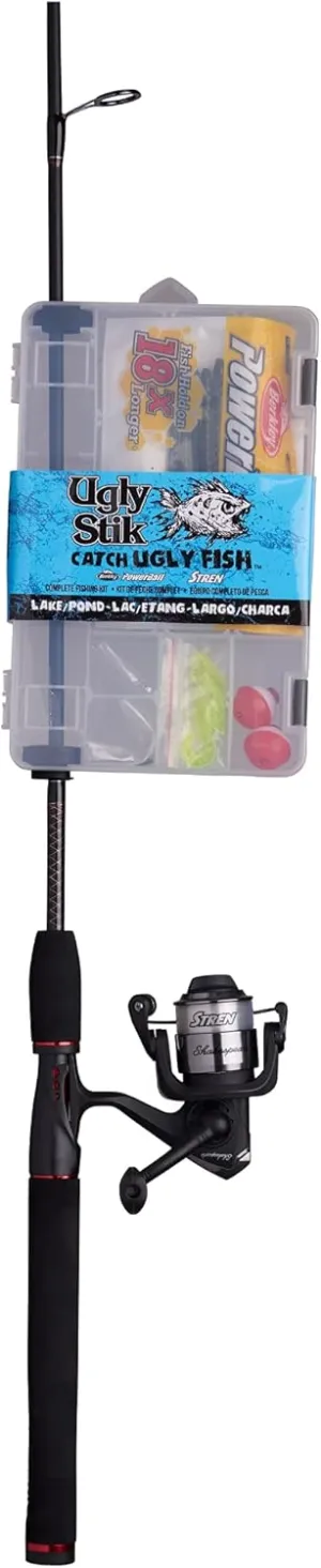 Ugly Stik Catch Ugly Fish Spinning Reel and Fishing Rod Combo Kit