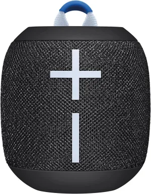 Ultimate Ears WONDERBOOM 3, Portable Wireless Bluetooth Speaker, Big Bass 360-Degree Sound for Outdoors, Waterproof, Dustproof IP67, Floatable, 131 ft Range - Active Black (Renewed)