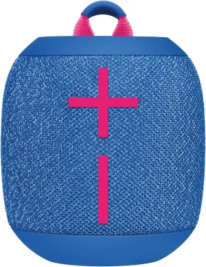 Ultimate Ears WONDERBOOM 3, Small Portable Wireless Bluetooth Speaker, Big Bass 360-Degree Sound for Outdoors, Waterproof, Dustproof IP67, Floatable, 131 ft Range - Performance Blue