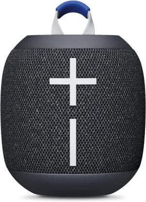 Ultimate Ears WONDERBOOM 4 Waterproof Bluetooth Outdoor Speakers with Big Bass & 360-Degree Sound, Dustproof Floating Wireless Speaker, 131ft Range - Black