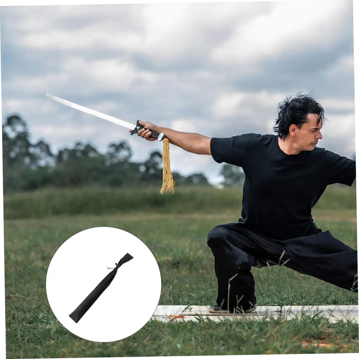 UPKOCH Sword Carrying Case Thick Japanese Sword Protection Bag Compact and for Storage and Transport and
