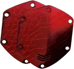 V-MODA Over-Ear Custom Metal Shield Kit for Crossfade Headphones, Croc Skin Red