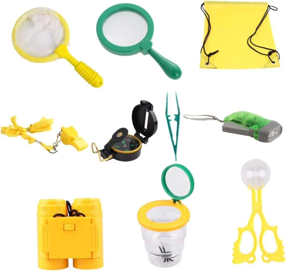 Vaguelly 10Pcs Outdoor Observation Kit for Lightweight and Tools for Wilderness Hiking for Nature Exploration and Insect Collecting