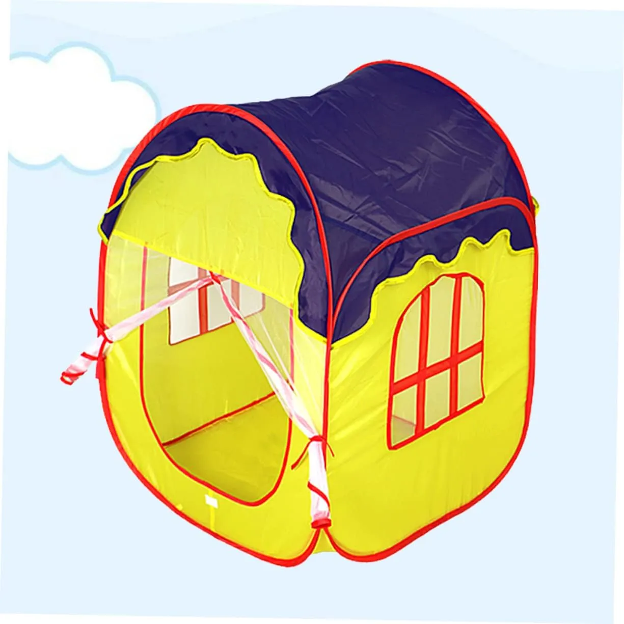 Vaguelly Boy Girl Indoor Play Tent Portable Foldable Game House Ocean Pool Suitable for Boy Girl Aged to Easy to Clean and Install Encourages Creativity and Imagination