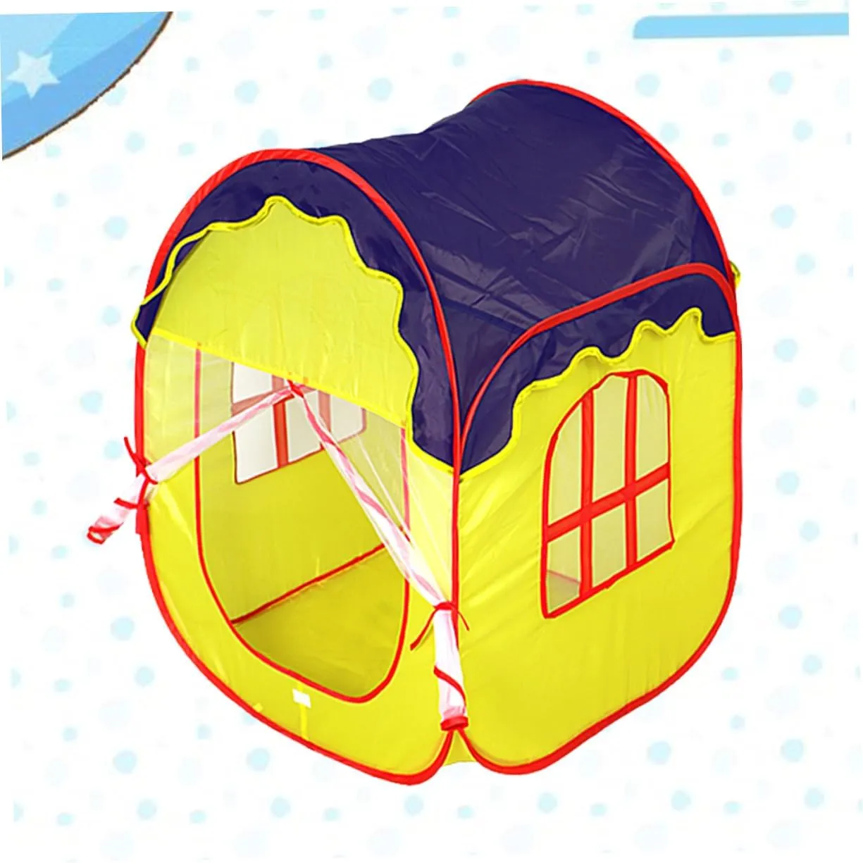 Vaguelly Boy Girl Indoor Play Tent Portable Foldable Game House Ocean Pool Suitable for Boy Girl Aged to Easy to Clean and Install Encourages Creativity and Imagination