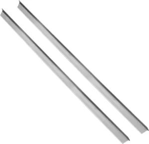Vance Industries CTK-LS Vance 23-3/4 Inch Long Stainless Steel Backless or Slide-in Stoves | 2 Pack | Oven Filler | Heat Resistant | Seals Gaps Stovetop | Easy to Clean Counter Trim Kit