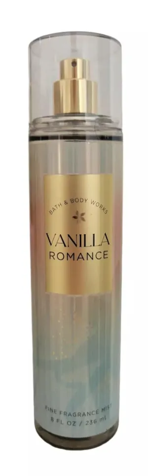 Vanilla Romance Fine Fragrance Mist Body Spray for Women Body Bath 8 fl oz Full Size