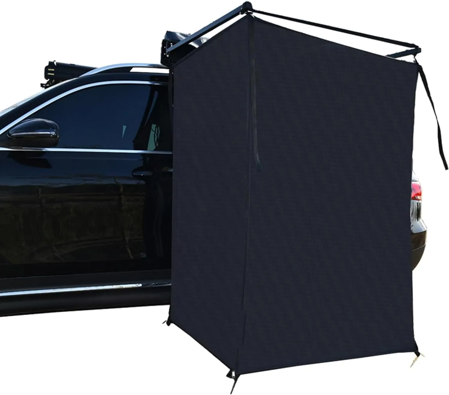 Vehicle Side Shower Room with Roof,Privacy Shelters Toilet Bathroom Outdoor Changing Room,Portable Car Side Shower Tent for Outdoor Camping