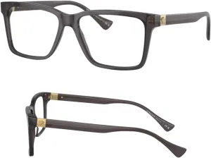 Versace VE3328 Medusa RECTANGLE Shape Eyeglasses Frame with eSHADES Luxury Eyewear kit Bundle