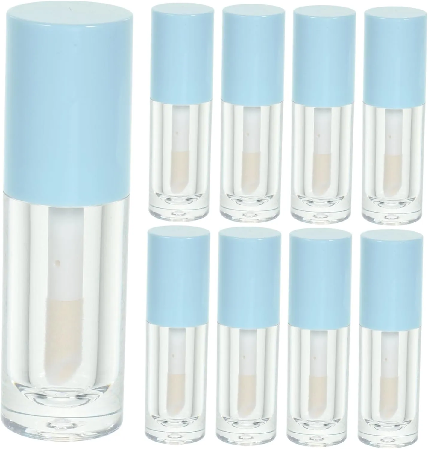 VICASKY 14Pcs Clear Lip Gloss Tubes with Wands Refillable Plastic Lip Gloss Containers for DIY and Lip Glaze Durable and Leakproof Design for Travel and Daily Use