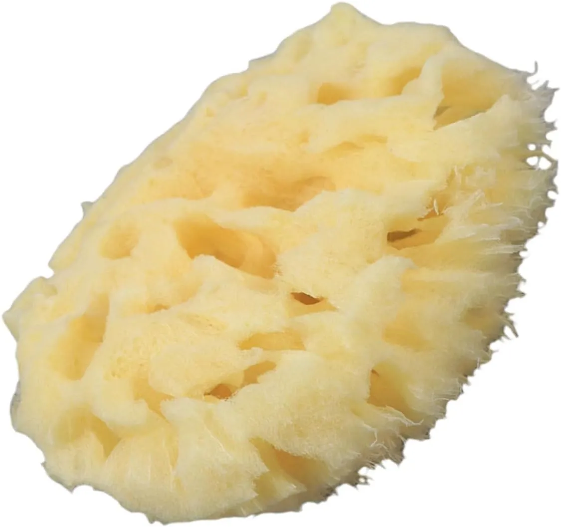 VICASKY Home Bathing Sponge Ball Natural Sea Sponge Quick Drying Shower Scrubber for Gentle Exfoliation and Improved Skin Circulation Portable Bath Supplies
