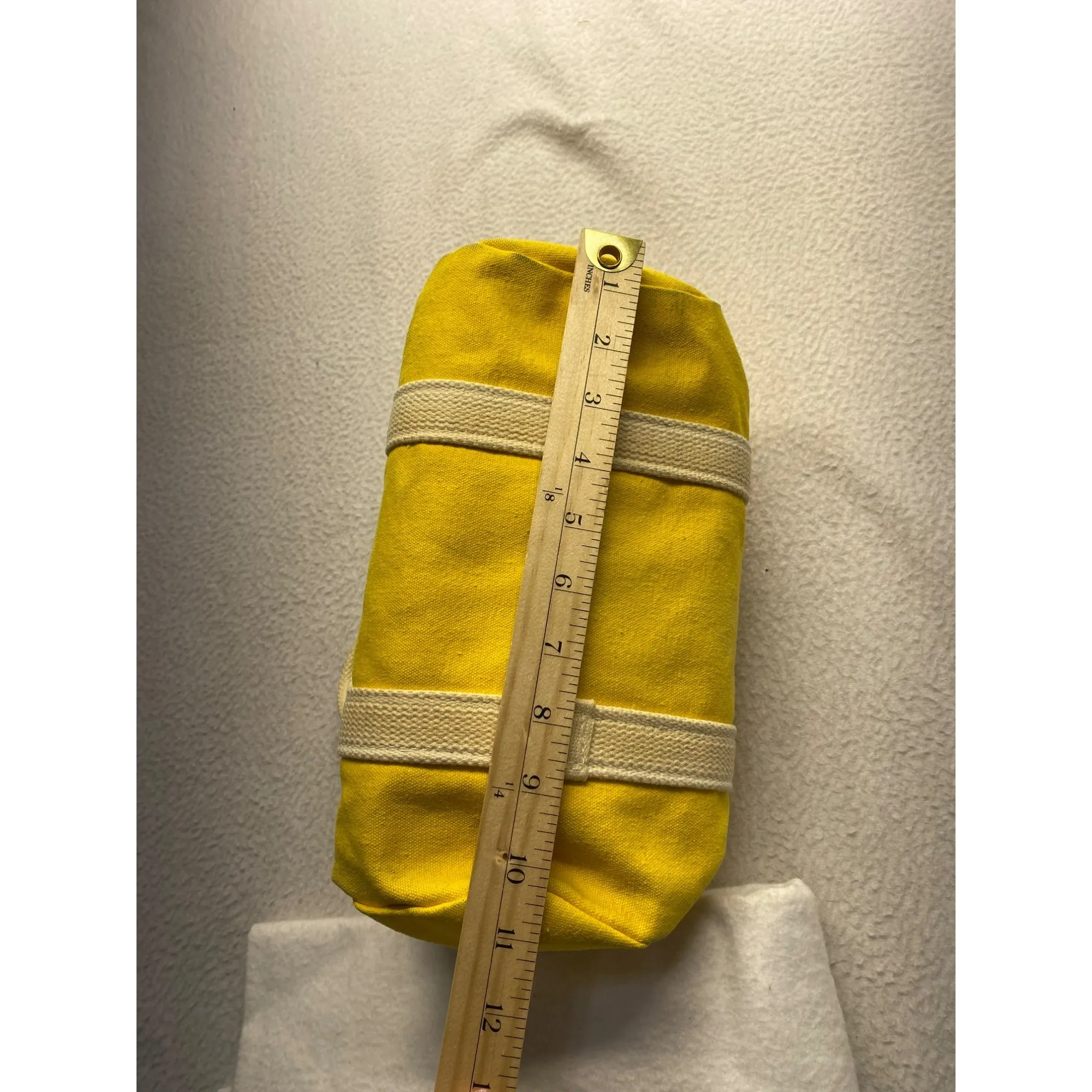 Vintage Yellow Port Canvas Amenities bag #5960